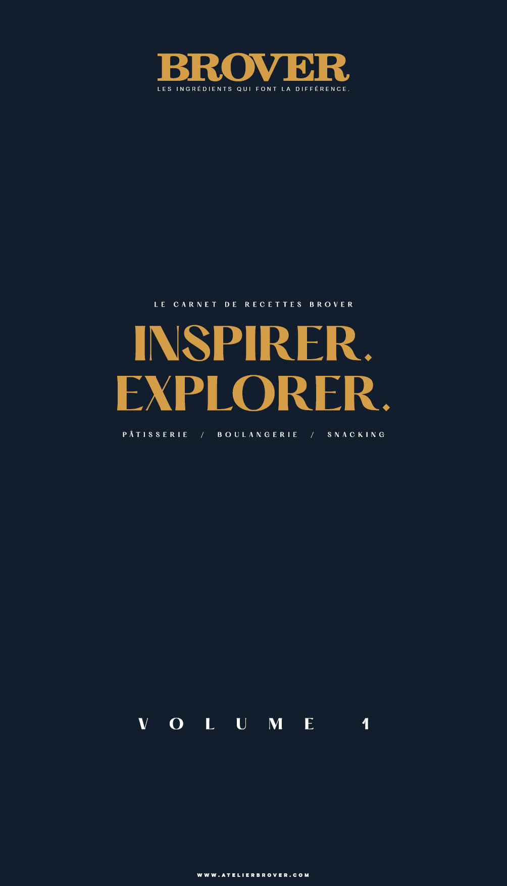 Carnet De Recettes BROVER Volume 1